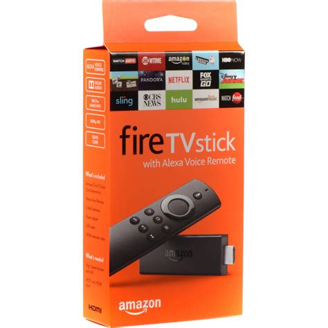 Add compatible Echo speakers for a complete Alexa Home Theater. In the Box: Fire TV Stick 4K, Alexa Voice Remote, power cable and power adapter, HDMI extender cable for Fire TV Stick 4K, 2 AAA batteries, Quick Start Guide. Dimensions (Overall): 1.18 Inches (H) x 4.27 Inches (W) x .55 Inches (D) Weight: .1 Pounds. Electronics Condition: New.